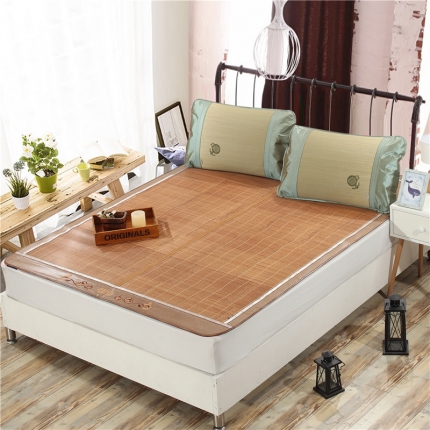 91家纺网 家纺一手货源 找家纺 青竹苑 2019新款4.0砂光生态席竹席