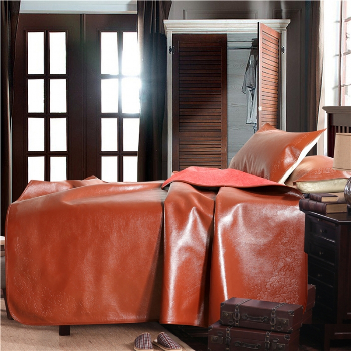 91家纺网 家纺一手货源 找家纺 青竹苑 2019新款养生牛皮席