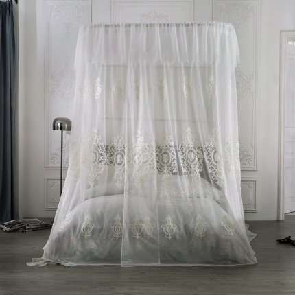 91家纺网 家纺一手货源 找家纺 （总）青竹苑 2019新款G15铝合金导轨蚊帐