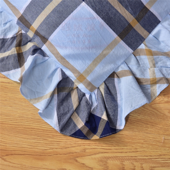 91家纺网 家纺一手货源 找家纺 (总)福丽莱家纺 全棉色织水洗棉四件套1.8m床（床裙款）