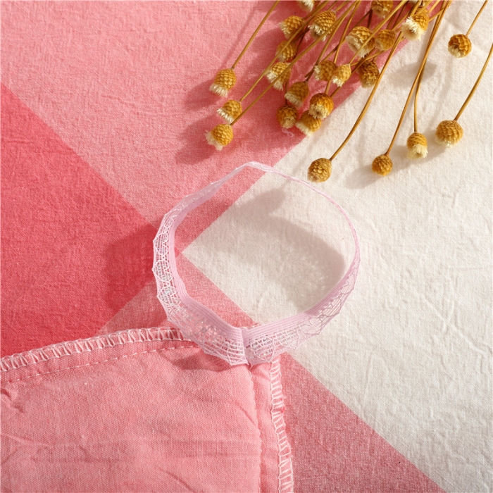 91家纺网 家纺一手货源 找家纺 福丽莱家纺 全棉色织水洗棉四件套1.8m床（床裙款）玉大格