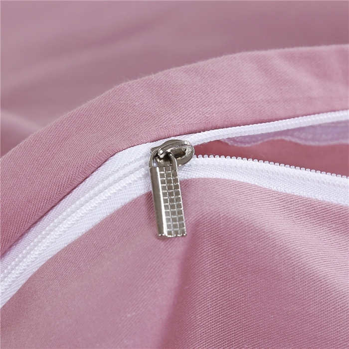 91家纺网 家纺一手货源 找家纺 福丽莱家纺 贡缎提花床裙四件套（单层）黛香-豆沙