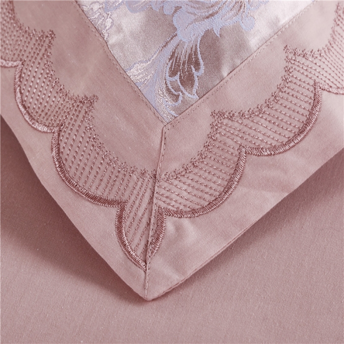 91家纺网 家纺一手货源 找家纺 福丽莱家纺 贡缎提花床裙四件套（单层）菲洛嘉