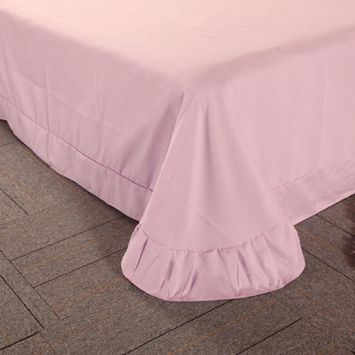 91家纺网 家纺一手货源 找家纺 福丽莱家纺 2019新款针织棉四件套 火鸟魅惑紫