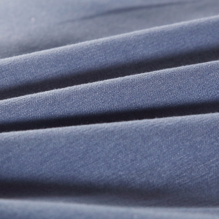 91家纺网 家纺一手货源 找家纺 福丽莱家纺 2019新款针织棉四件套 火鸟藏青蓝