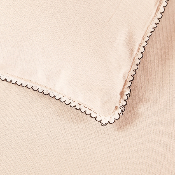 91家纺网 家纺一手货源 找家纺 福丽莱家纺 2019新款针织棉四件套 火鸟卡其驼