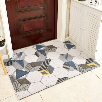 91家纺网 家纺一手货源 找家纺 （总）地垫 凤凰林 2020新款 丝圈地垫 门垫