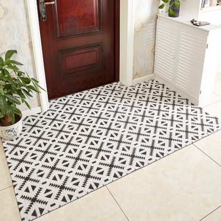 91家纺网 家纺一手货源 找家纺 （总）地垫 凤凰林 2020新款 丝圈地垫 门垫