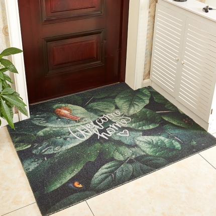 91家纺网 家纺一手货源 找家纺 （总）地垫 凤凰林 2020新款 丝圈地垫 门垫