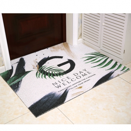 91家纺网 家纺一手货源 找家纺 （总）地垫 凤凰林 2020新款 丝圈地垫 门垫