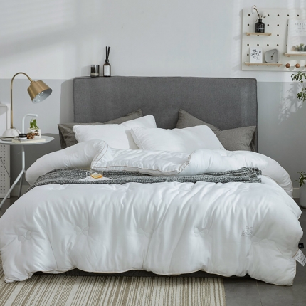 91家纺网 家纺一手货源 找家纺 本希 2019新款秋冬暖绒被芯小香被竹纤维纯享冬被 