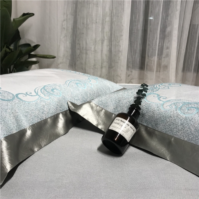 91家纺网 家纺一手货源 找家纺 本希 2019年水洗养生席提花单席款 爱之乐城-绿