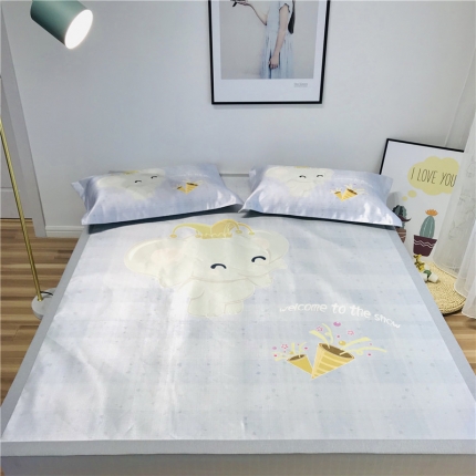 本希 2019年水洗养生席数码印花单席款 汤姆小象