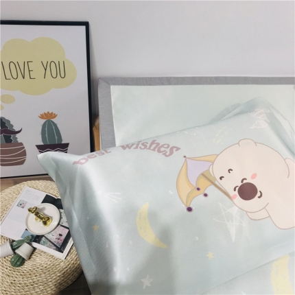 本希 2019年水洗养生席数码印花单席款 团子