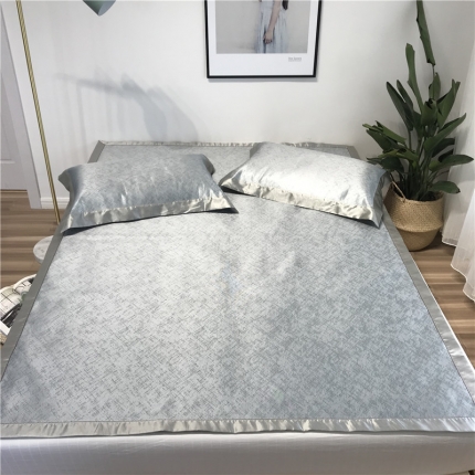 91家纺网 家纺一手货源 找家纺 本希 2019年水洗养生席提花单席款 纯净-绿