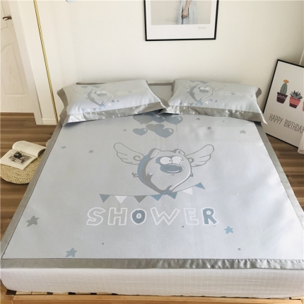 91家纺网 家纺一手货源 找家纺 （总）本希 2019年水洗养生席提花单席款