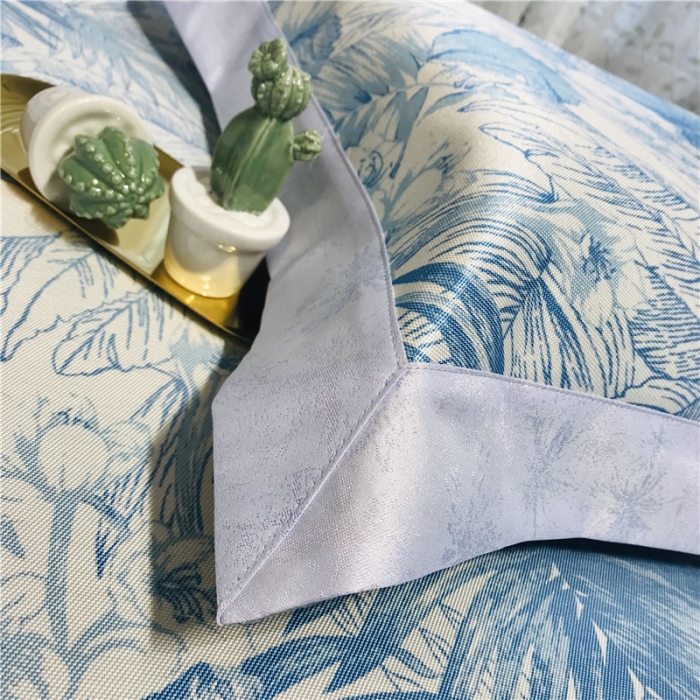 91家纺网 家纺一手货源 找家纺 本希 2019年新款蜂窝3D三明治数码印花 爱之丛林