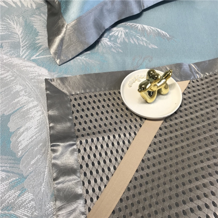 91家纺网 家纺一手货源 找家纺 本希 2019年水洗养生席提花单席款 芭蕉叶