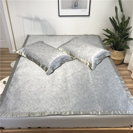 本希 2019年水洗养生席提花单席款 纯净-蓝