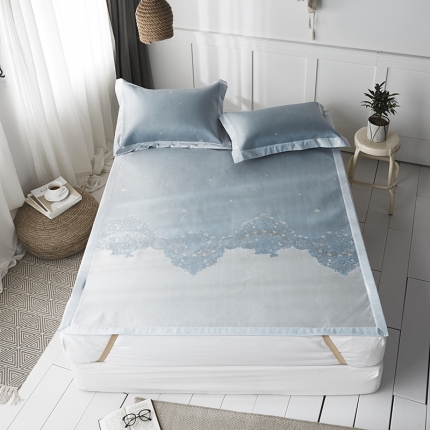 91家纺网 家纺一手货源 找家纺 本希 提花水洗养生席三件套 欧文