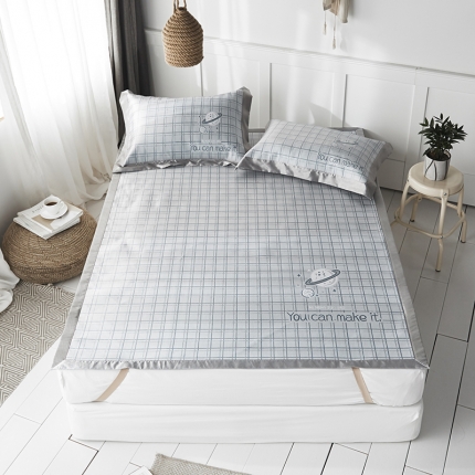 91家纺网 家纺一手货源 找家纺 本希 提花水洗养生席三件套 星际旅行