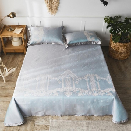 本希 提花床单款水洗养生席三件套 爱唯