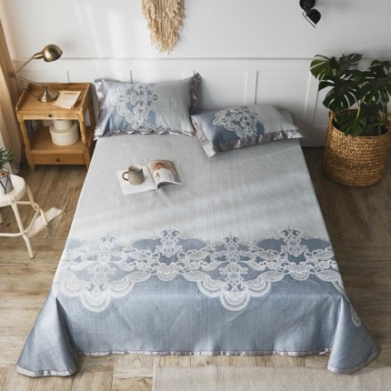 本希 提花床单款水洗养生席三件套 希拉