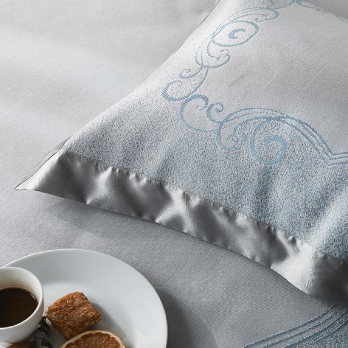 91家纺网 家纺一手货源 找家纺 本希 提花水洗养生席三件套 爱之乐城-蓝