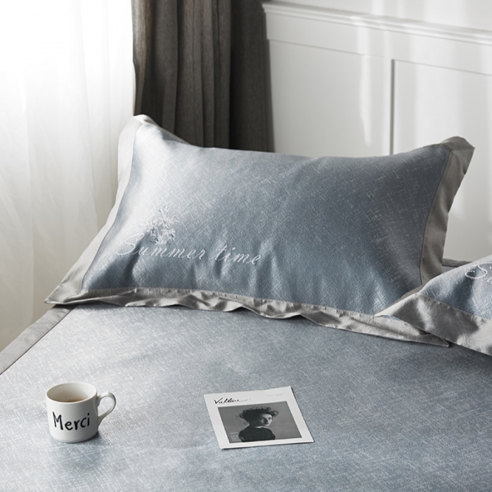 91家纺网 家纺一手货源 找家纺 （总）本希 提花水洗养生席三件套