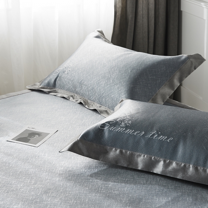 91家纺网 家纺一手货源 找家纺 （总）本希 提花水洗养生席三件套