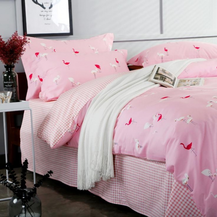 91家纺网 家纺一手货源 找家纺 （总）沐棉家纺 2018新品全棉13372四件套床单款