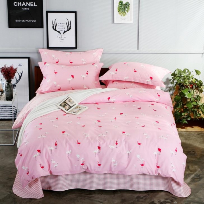 91家纺网 家纺一手货源 找家纺 （总）沐棉家纺 2018新品全棉13372四件套床单款