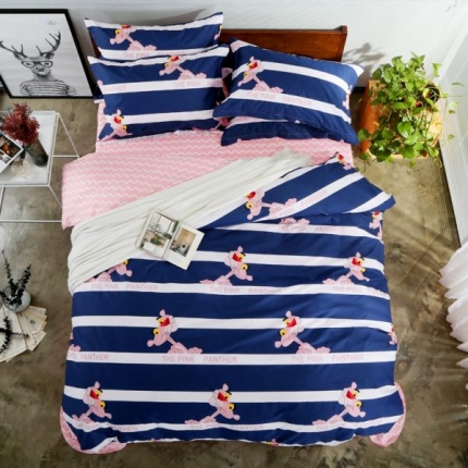 91家纺网 家纺一手货源 找家纺 （总）沐棉家纺 2018新品全棉13372四件套床单款