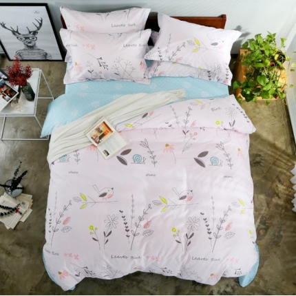 91家纺网 家纺一手货源 找家纺 （总）沐棉家纺 2018新品全棉13372四件套床单款