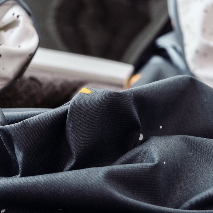 91家纺网 家纺一手货源 找家纺 沐棉 2019新款13370小卡通小清新四件套床单款 小宇宙