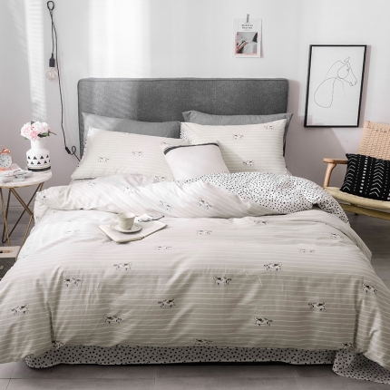 珺柔 13372全棉四件套 喵生活