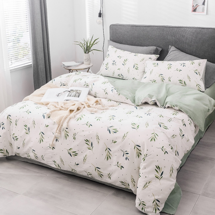 91家纺网 家纺一手货源 找家纺 珺柔 13372全棉四件套 花香情丝