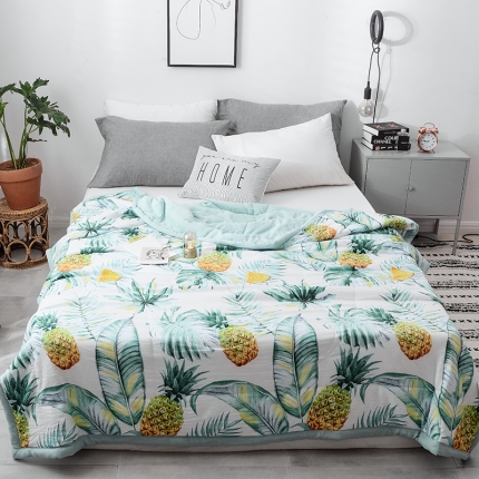 91家纺网 家纺一手货源 找家纺 （总）珺柔 2019水洗印花夏凉被