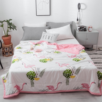 珺柔 2019水洗印花夏凉被  小火鸟