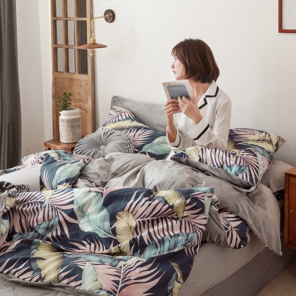 91家纺网 家纺一手货源 找家纺 （总）珺柔-2019秋冬棉加绒四件套