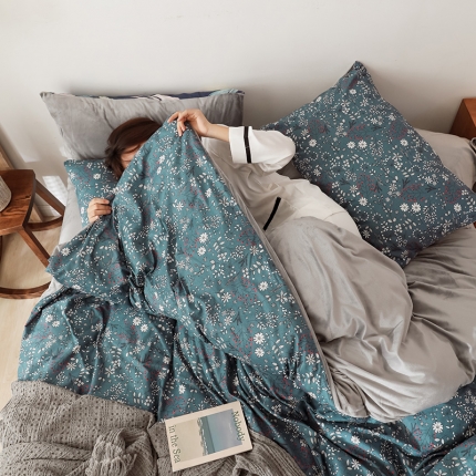 91家纺网 家纺一手货源 找家纺 （总）珺柔-2019秋冬棉加绒四件套