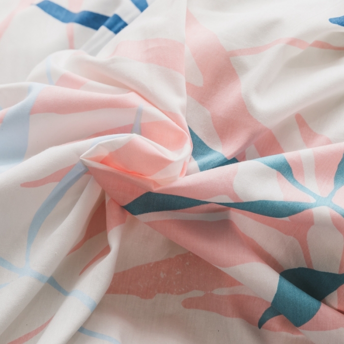 91家纺网 家纺一手货源 找家纺 珺柔-2019秋冬棉加绒四件套 春意时光