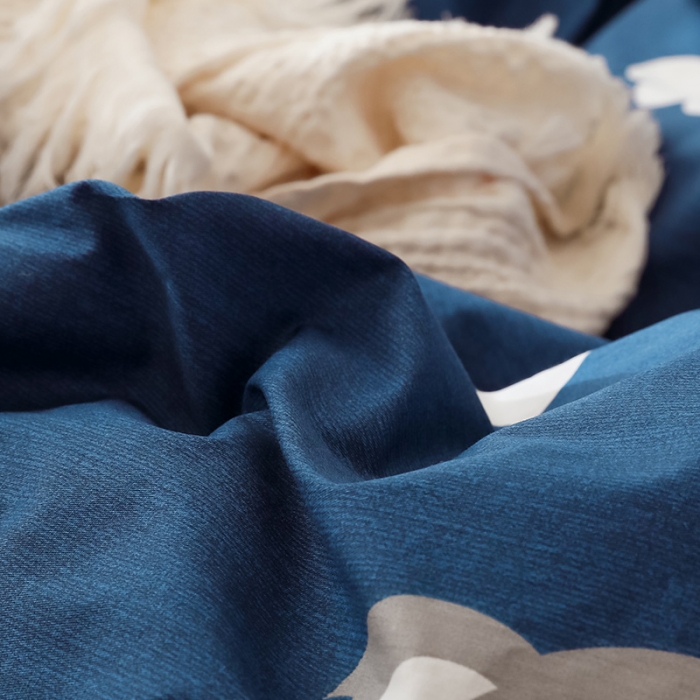 91家纺网 家纺一手货源 找家纺 珺柔-2019秋冬棉加绒四件套 乖乖狗