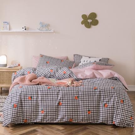 91家纺网 家纺一手货源 找家纺 （总）珺柔家纺 2019新款13372全棉四件套 床笠款