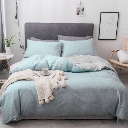 91家纺网 家纺一手货源 找家纺 （总）珺柔家纺 2019新款13372全棉四件套 床笠款