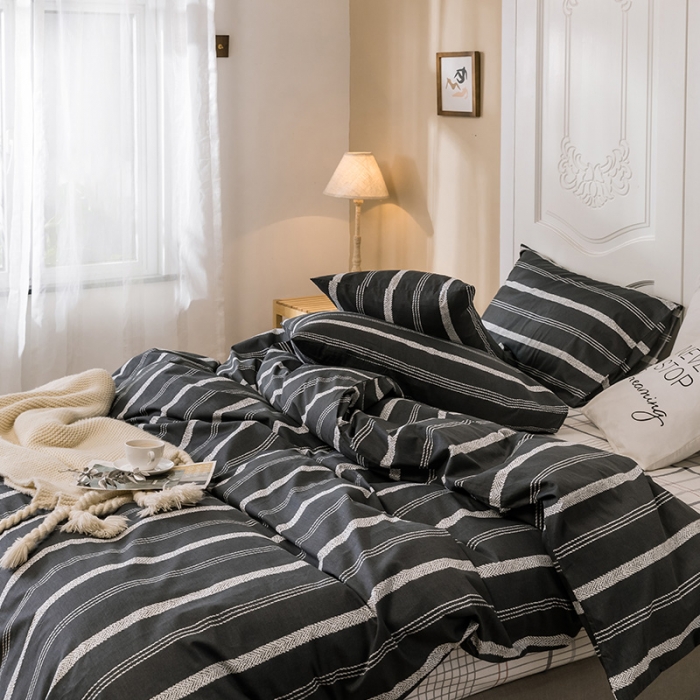 91家纺网 家纺一手货源 找家纺 珺柔家纺 2019新款13372全棉四件套 安珂