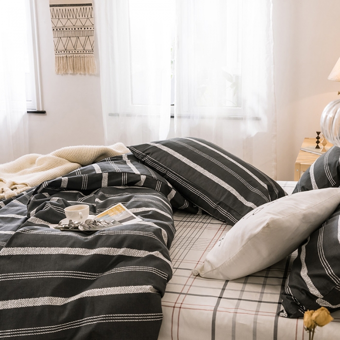 91家纺网 家纺一手货源 找家纺 珺柔家纺 2019新款13372全棉四件套 安珂