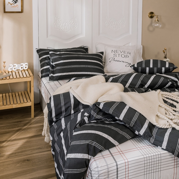 91家纺网 家纺一手货源 找家纺 珺柔家纺 2019新款13372全棉四件套 安珂