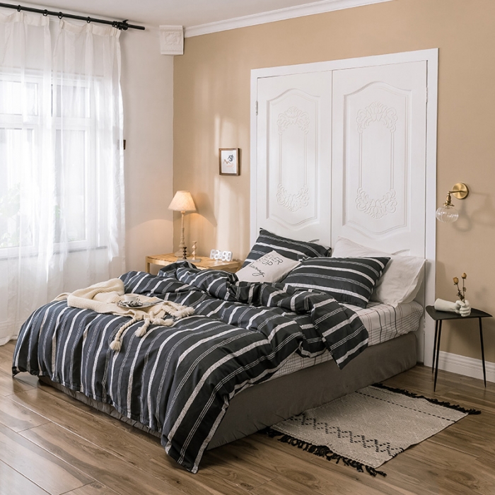 91家纺网 家纺一手货源 找家纺 珺柔家纺 2019新款13372全棉四件套 安珂