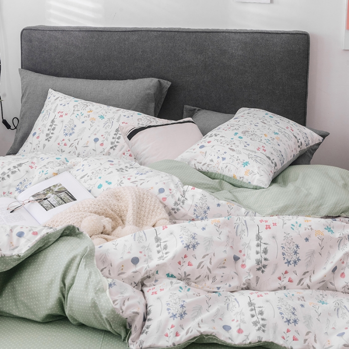 91家纺网 家纺一手货源 找家纺 珺柔家纺 2019新款13372全棉四件套 安妮尔